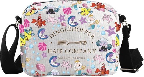 WCGXKO Mermaid Princess Crossbody Bag Cartoon Princess Gift Fairy Princess Gift in Saudi Arabia