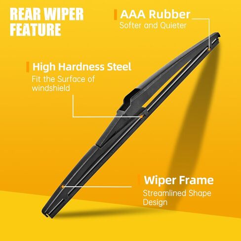 MIKKUPPA 26"+20"+12" Windshield Wiper Blades Replacement for 2015-2020 Land Rover Discovery Sport, 2020-2023 Hyundai Palisade, Front & Rear Durable Stable Quiet All Season Wiper Blades Set (Pack of 3) in Saudi Arabia