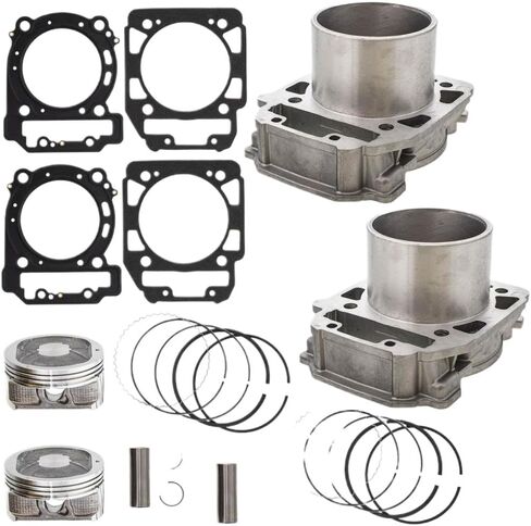 Front Rear Cylinder Piston Pin Set With Head Gasket Piston Rings Cylinder Kit Compatible With BRP Max 800 06 15 in Saudi Arabia