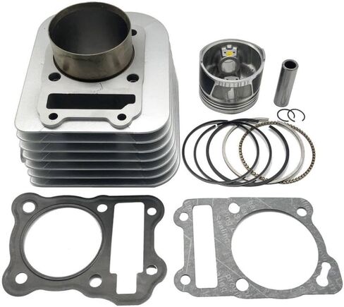Complete Engine Cylinder Kit with Piston Ring Set for 200cc ATV Models Including ATV200-M-S, AU200, ATV200, LX200M, LC162FMK, LX200S in Saudi Arabia
