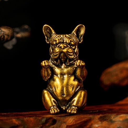 CHOVY Solid Brass Rabbit Figurine Set - Four Retro Rabbits 100% Pure Brass, Handmade Vintage Collectible, Mid-Century Modern Desk Decor for Office, Bookshelf, Mantel & Unique Easter Gift in Saudi Arabia