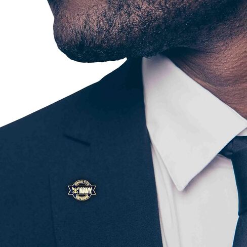 Officially Licensed United States Navy Veteran Logo Lapel Pin Since 1775 in Saudi Arabia
