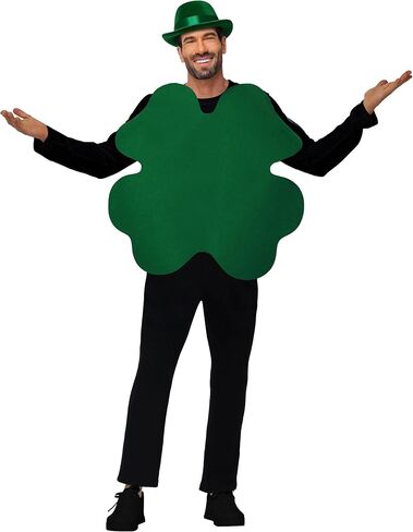 Adult Four Leaf Clover Costume St. Patrick's Day Cosplay Outfits in Kuwait