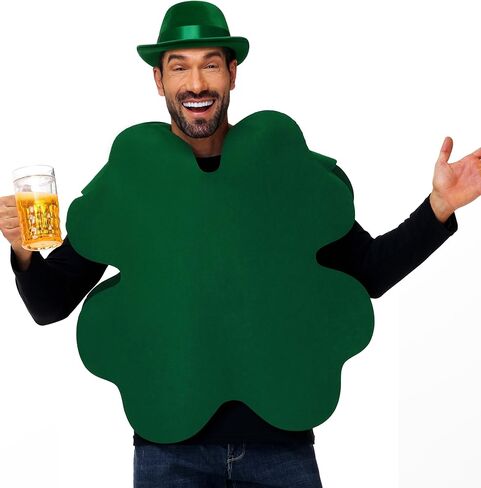 Adult Four Leaf Clover Costume St. Patrick's Day Cosplay Outfits in Kuwait