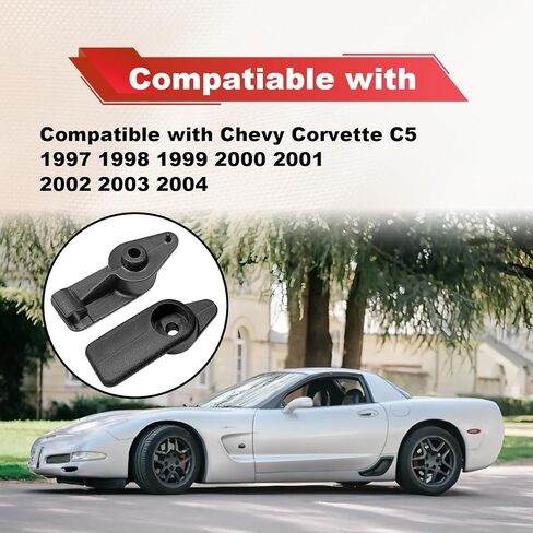2PCS Sun Visor Clips 10411051 Compatible with 1997 1998 1999 2000 2001 2002 2003 2004 Chevy Corvette C5 Car Sun Visor Clip Hook in Saudi Arabia