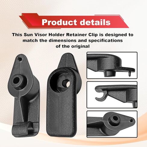 2PCS Sun Visor Clips 10411051 Compatible with 1997 1998 1999 2000 2001 2002 2003 2004 Chevy Corvette C5 Car Sun Visor Clip Hook in Saudi Arabia