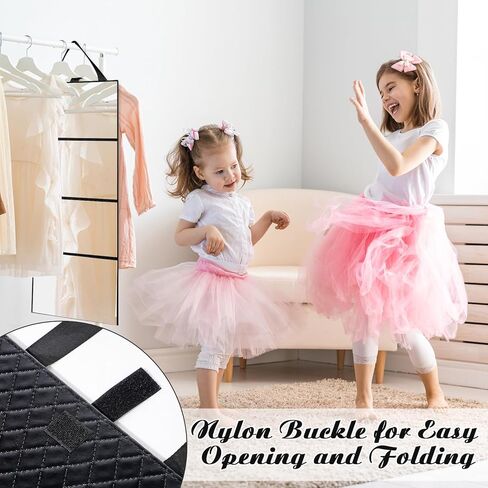 3 Way Foldable Full Length Mirror with Handle Leather 31.89 x 11.22 Inches Portable Hanging Travel Mirror Rectangular for Makeup Dance Home Fitness Spa Hair Styling (Black) in Saudi Arabia