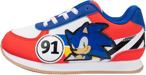 أحذية رياضية للركض للأولاد من Sonic The Hedgehog مرخصة رسميًا - أحذية رياضية خفيفة الوزن برباط، أحذية مبطنة للأطفال، رياضات اللعب المدرسية in Saudi Arabia