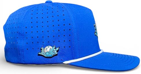Logie Joe's Water Ball Golf Hat | Snapback Cap | Built-in Magnetic Ball Marker Holder + Marker Included | Adjustable Blue in Kuwait