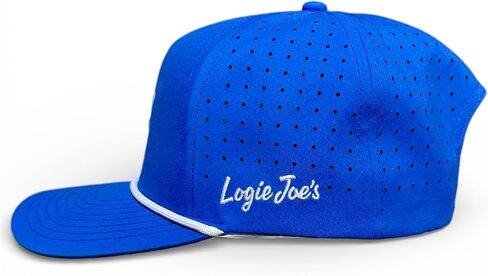 Logie Joe's Water Ball Golf Hat | Snapback Cap | Built-in Magnetic Ball Marker Holder + Marker Included | Adjustable Blue in Kuwait