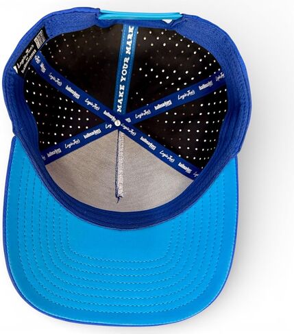 Logie Joe's Water Ball Golf Hat | Snapback Cap | Built-in Magnetic Ball Marker Holder + Marker Included | Adjustable Blue in Kuwait