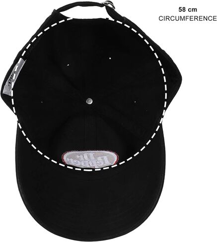 Dr Pepper Classic Logo Black Washed Cotton Twill Dad Cap in Saudi Arabia