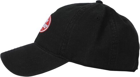 Dr Pepper Classic Logo Black Washed Cotton Twill Dad Cap in Saudi Arabia