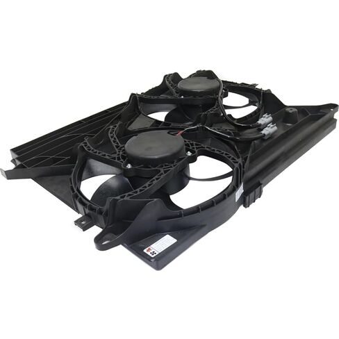 Replacement Radiator Cooling Dual Fan Assembly Compatible with Chevrolet Captiva Sport 2012 3.0L V6 (LT) Flex Fuel in Saudi Arabia