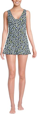 Lands' End Women's SlenderSuit Grecian Mini Swim Dress in Saudi Arabia
