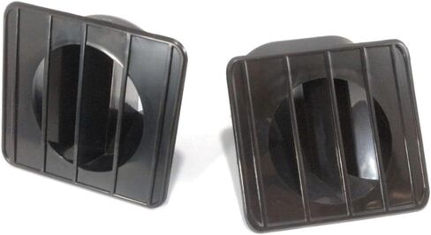 for Blazer for C15/C1500 Pickup & Suburban for C25/C2500 Pickup & Suburban for K15/K1500 Pickup & Suburban for C10 Suburban & Pickup Truck Cab Left & Right Side Black Dash Defrost Vents in Kuwait