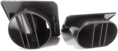 for Blazer for C15/C1500 Pickup & Suburban for C25/C2500 Pickup & Suburban for K15/K1500 Pickup & Suburban for C10 Suburban & Pickup Truck Cab Left & Right Side Black Dash Defrost Vents in Kuwait