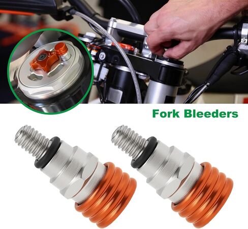 4 قطعة M4x0.7mm صمامات نزيف الهواء شوكة متوافقة مع KTM XC EXC EXCF XCW SX SXF MXC in Saudi Arabia