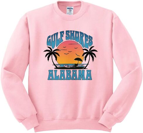 TeesAndTankYou Vacation Gulf Shores Alabama Sweatshirt Unisex in Saudi Arabia