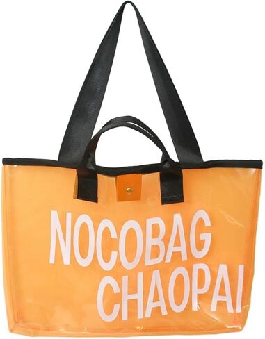 Ulalaza Large Candy Polka Color Clear Shoulder Bag 2 IN 1 Beach Totes Transparent Handbags With Interior Pocket For Women in Saudi Arabia