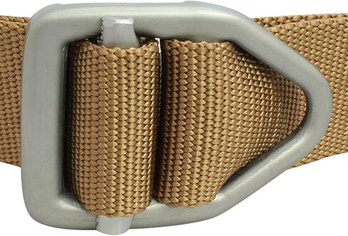 حزام بإبزيم معدني ثقيل مقاس 38 مم من Bison Designs - كبير - بني ذئب in Kuwait