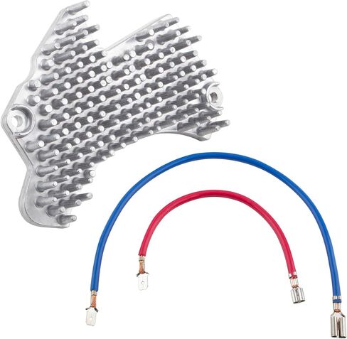 BOXI 973-100 Blower Motor Resistor Fits for Mercedes-Benz for Chrysler - C220 C230 C280 C36 AMG C43 AMG CLK320 Crossfire CLK430 CLK55 AMG SLK230 SLK32 AMG SLK320 1996-2008 / OE# RU567 2108700210 in Saudi Arabia