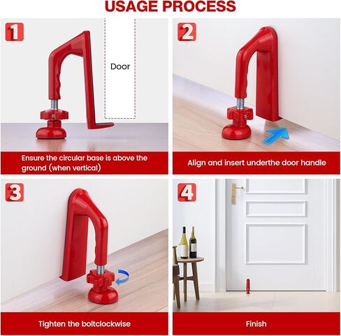 جهاز تشويش أمان الباب، سدادة باب قابلة للتعديل شديدة التحمل للمنزل، الفندق، السفر، مانع باب مضاد للسرقة لسلامة النساء، حارس باب محمول للشقة in Kuwait