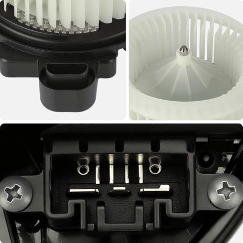 محرك منفاخ AISIN BLMT-00172 HVAC مع مجموعة عجلات - متوافق مع Toyota Corolla 2009-2019، Prius 2010-2015، Prius V 2012-2017 in Saudi Arabia
