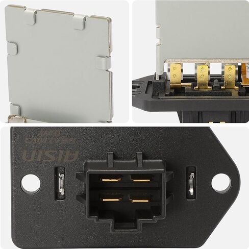 مجموعة مقاوم محرك منفاخ HVAC من AISIN BMRAZ-00340 - متوافقة مع Hyundai Accent 2012، Tucson 2010-2015، Veloster 2016-2017، Kia Forte 2010-2013، Sportage 2011-2016، Rio 2012-2017، Forte5 2013 in Saudi Arabia