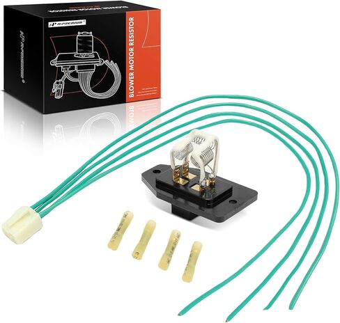 مقاوم محرك منفاخ HVAC A-Premium مع مجموعة أدوات تسخير الأسلاك المتوافقة مع مركبات Acura - Integra 1990 1991 1992 1993 - استبدال # 79330SK7003 in Saudi Arabia