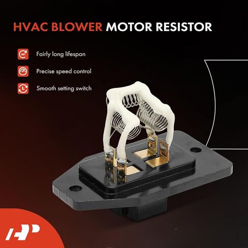 مقاوم محرك منفاخ HVAC A-Premium مع مجموعة أدوات تسخير الأسلاك المتوافقة مع مركبات Acura - Integra 1990 1991 1992 1993 - استبدال # 79330SK7003 in Saudi Arabia