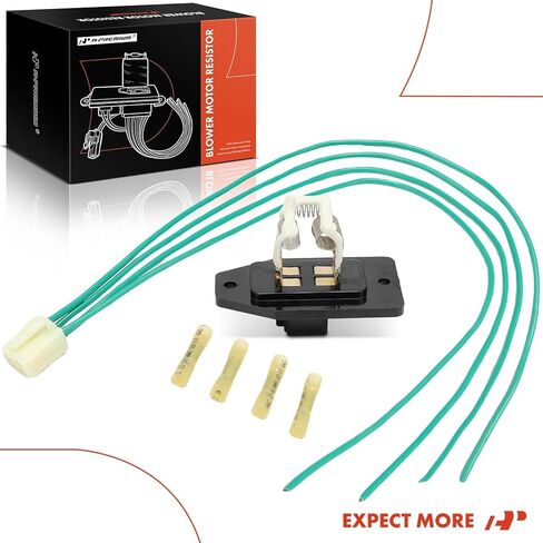 مقاوم محرك منفاخ HVAC A-Premium مع مجموعة أدوات تسخير الأسلاك المتوافقة مع مركبات Acura - Integra 1990 1991 1992 1993 - استبدال # 79330SK7003 in Saudi Arabia