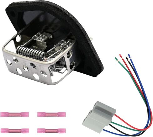 HVAC Blower Motor Resistor with Wire Harness Compatible with Jeep Cherokee 1981-1996 Comanche 1986-1992 Grand Wagoneer 1984-1985 Wagoneer 1981-1990 Relpace 55036000 56000522 JA1493 in Kuwait