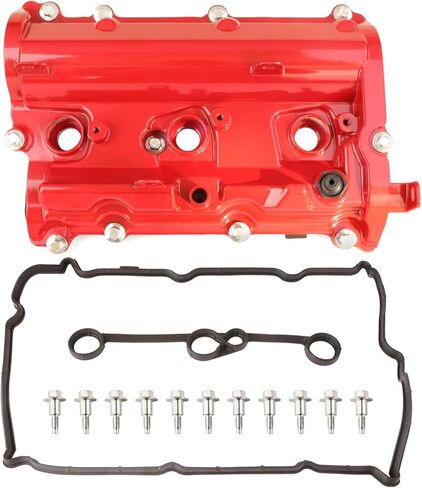 Red Aluminum Engine Valve Cover Passenger Side Right Side Compatible with 370Z Base 2008 Infiniti G35 2008-2010 Infiniti G37 Convertible 2-Door in Saudi Arabia
