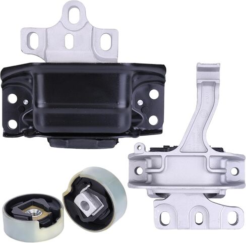 3Pcs Engine Motor and Transmission Mount Compatible for Tiguan 2018-2023 L4-2.0L Replacement 3Q0-199-262-C 5Q0-198-037-A 5QA-199-555-AM Engine Mounts in Saudi Arabia