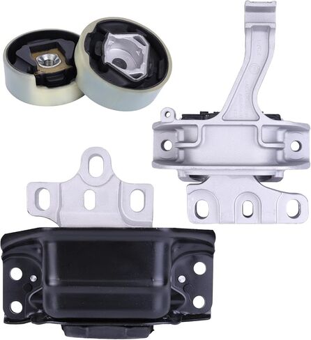 3Pcs Engine Motor and Transmission Mount Compatible for Tiguan 2018-2023 L4-2.0L Replacement 3Q0-199-262-C 5Q0-198-037-A 5QA-199-555-AM Engine Mounts in Saudi Arabia