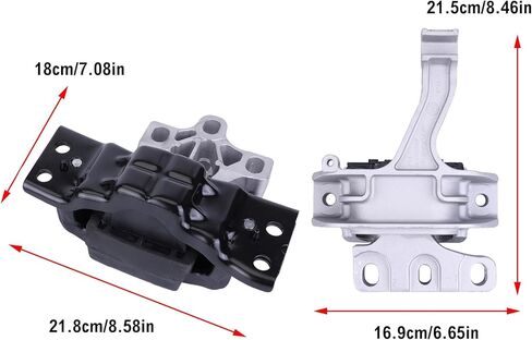 3Pcs Engine Motor and Transmission Mount Compatible for Tiguan 2018-2023 L4-2.0L Replacement 3Q0-199-262-C 5Q0-198-037-A 5QA-199-555-AM Engine Mounts in Saudi Arabia