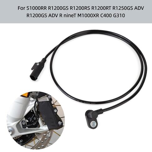 مستشعر سرعة العجلات الخلفية الأمامية للدراجة النارية سلك مستشعر ABS لسيارات BMW S1000RR R1200GS Adventure R1250GS ADV R1200RT R Nine T G310 C400 M1000XR ملحقات in Saudi Arabia