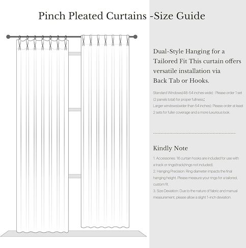 NICETOWN 395GSM Linen Pinch Pleated Vintage Olive Green Curtains 90 inch Long with Hooks - Room Darkening Wrinkle Resistant Drapes for Dining Room & Bedroom, Modern Home Decor (40" Wide, 2 Panels) in Saudi Arabia