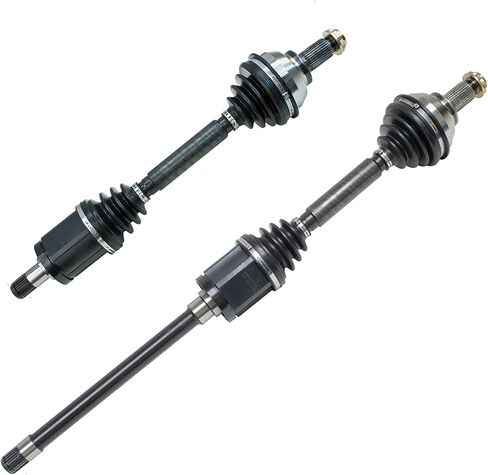 DTA DT1210521061 Front Driver and Passenger Side Premium CV Axles (New Drive Axle Assemblies - 2 pcs (pair) Fits 2001-2005 BMW 325XI, 330XI, 4WD Front Axles in Saudi Arabia