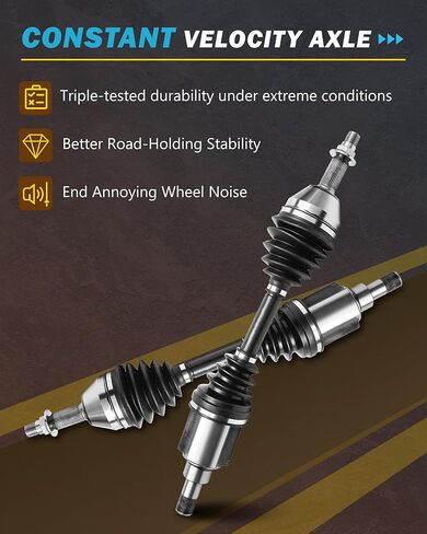 CV Axle Front Passenger Side for 2005 2006 2007 2008 2009 2010 Chevrolet Cobalt, 2006 Pontiac G4, 2007-2010 G5, 2005 2006 Pursuit, 2005-2007 Saturn Ion Axles Replacement [Automatic Trans] in Kuwait