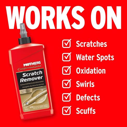 Mothers 08408 California Gold Scratch Remover - 8 oz. in Kuwait