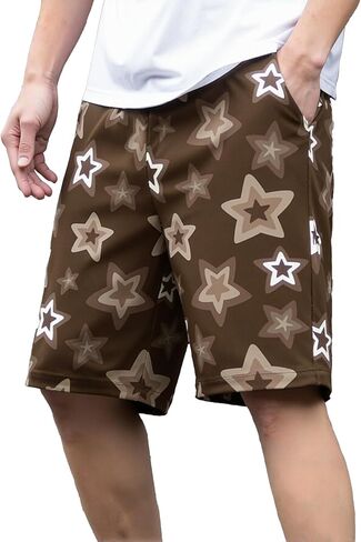 one Piece Clothing Boys' Casual Athletic Shorts for Teens, Sports & Gym Shorts Lightweight Comfort for Daily Wear Coffee in Saudi Arabia