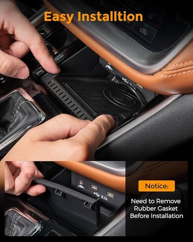 شاحن لاسلكي CarQiWireless لسوبارو Outback 2025 2024 2023 2022 2021 2020، ملحقات صينية السيارة الداخلية لسوبارو 2020-2025 منظم وحدة التحكم المركزية لوحة شحن لاسلكية in Saudi Arabia