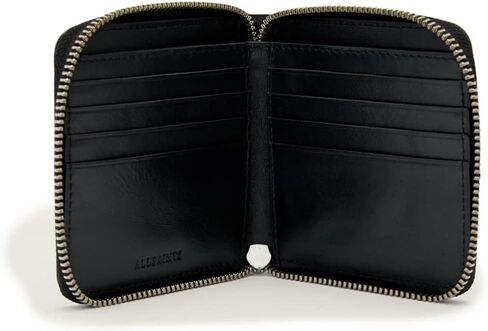 AllSaints Arlo Zip Wallet M187XD Black One Size in Saudi Arabia