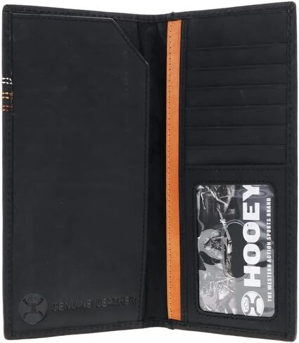HOOey Leather Men's Rodeo Wallet (Ranger - Black) in Saudi Arabia