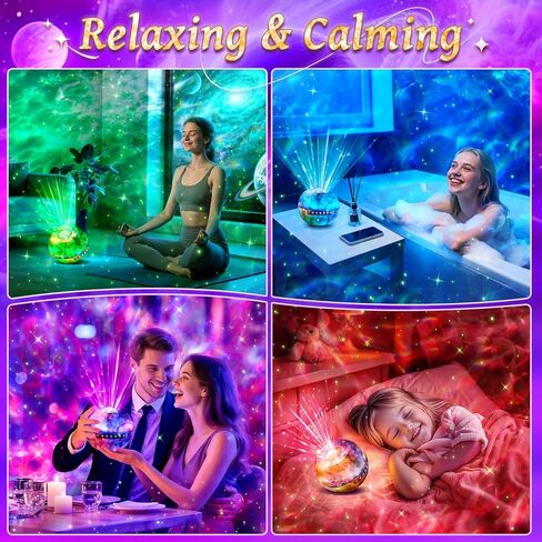 جهاز عرض ستار، جهاز عرض جالاكسي 15 لونًا لغرفة النوم للبالغين، 15 جهاز عرض نجمة ضوضاء بيضاء للسقف للبالغين، جهاز عرض بلوتوث ستار جالاكسي لايت، أضواء النجوم لجهاز عرض السقف in Kuwait