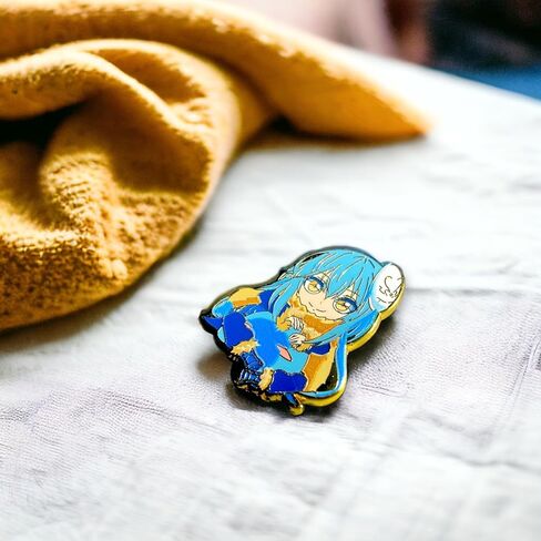 Rimuru Tempest Pin Enamel That Time I Got Reincarnated as a Slime Pin Rimuru Tempest merch Rimuru Tempest pin Rimuru Tempest figure pin That Time I Got Reincarnated as a Slime manga in Saudi Arabia