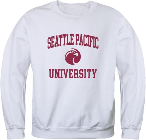 W Republic Seattle Pacific University Falcons Seal Crewneck Sweatshirt in Saudi Arabia