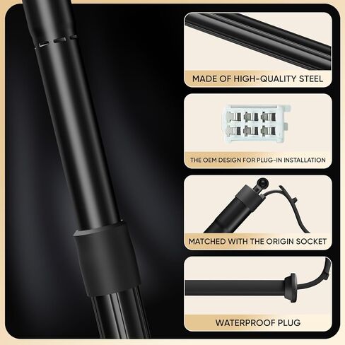 Liftgate Struts, Power Rear Hatch Lift gate Support Strut Compatible with 2013-2018 Toyota RAV4, Electric Trunk Shock Left&Right, Tailgate Actuator Replacement 6892009010 6891009010, 2Pcs in Saudi Arabia